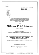 Milada Fridrichová