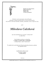 Miloslava Caletková