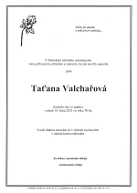 Taťana Valchařová