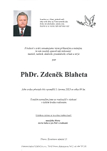 PhDr. Zdeněk Blaheta