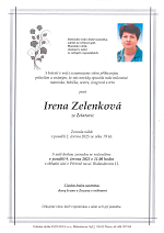 Irena Zelenková