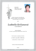 Ludmila Křižanová