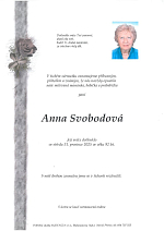 Anna Svobodová